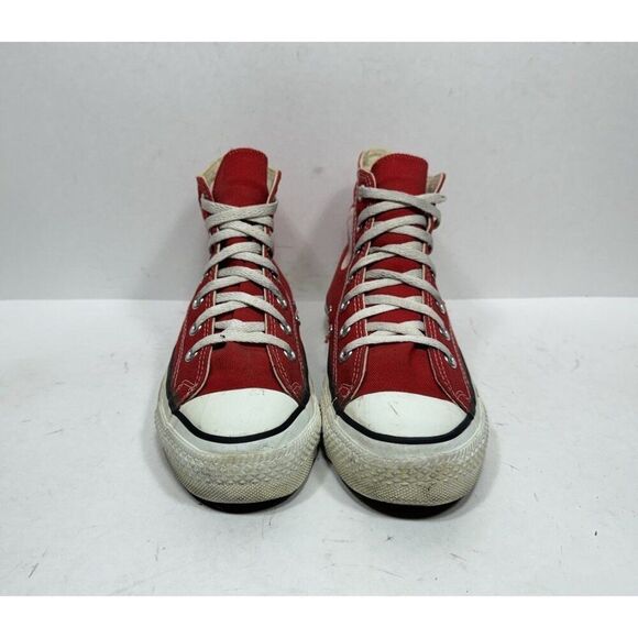 Vintage Converse Chuck Taylor High Top Sneakers Made In USA Red Mens Size 6 - Picture 2 of 8